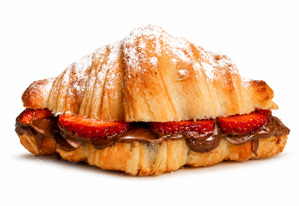Croissant c/Nutella & Morangos