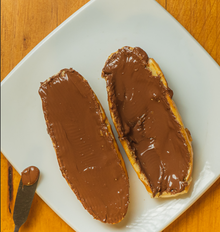 Pão com Nutella