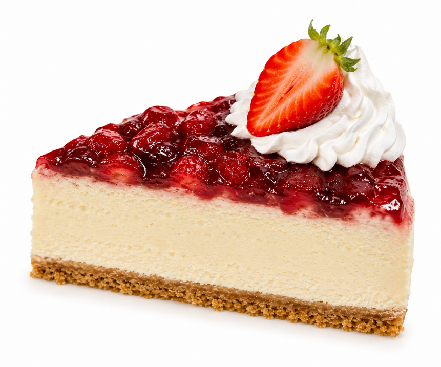 Fatia Cheesecake Frutas Vermelhas