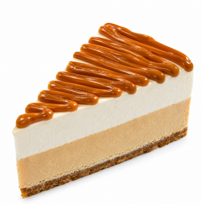 Fatia Torta Delicata Doce de Leite